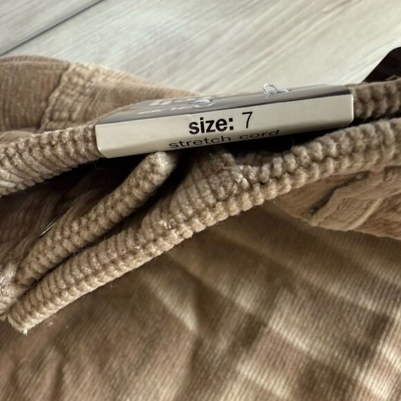 Rave For Real Stretch Cord Skirt Brown Size 7 NWT - Picture 8 of 8